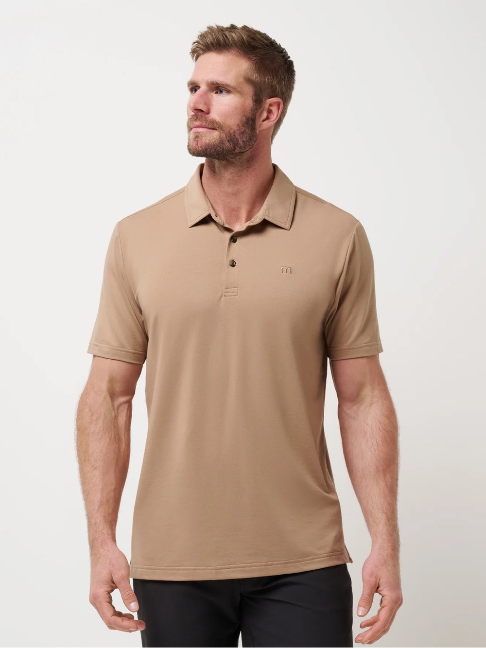 Travis Mathew Men’s Medium Featherweight Polo Portabella  Golf NWT